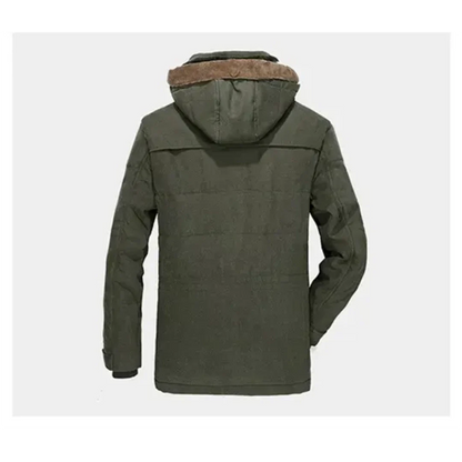 Velina Moda | Jacket Classic warm winter coat with hood