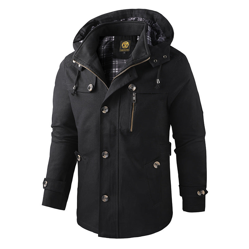 Velina Moda | Parka Jacket - Waterproof and windproof outer jacket
