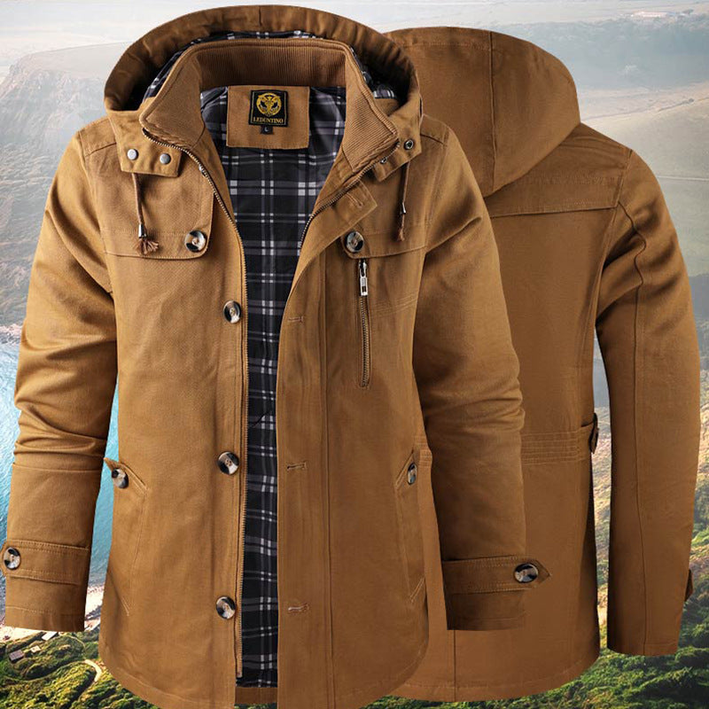 Velina Moda | Parka Jacket - Waterproof and windproof outer jacket