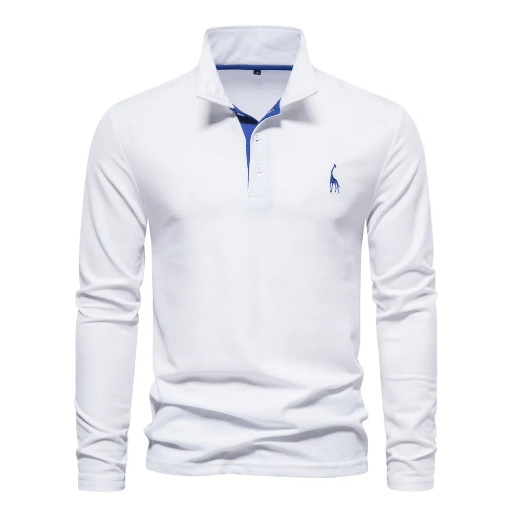 Velina Moda | Polo Shirt with Long Sleeves - Simran