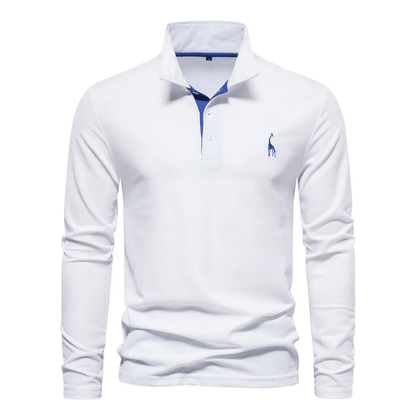 Velina Moda | Polo Shirt with Long Sleeves - Simran