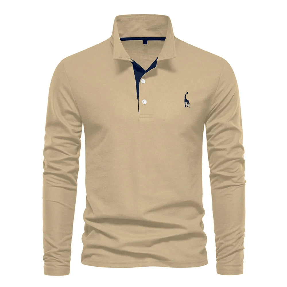 Velina Moda | Polo Shirt with Long Sleeves - Simran