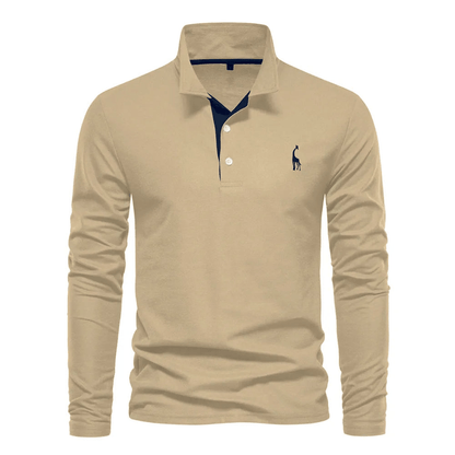 Velina Moda | Polo Shirt with Long Sleeves - Simran