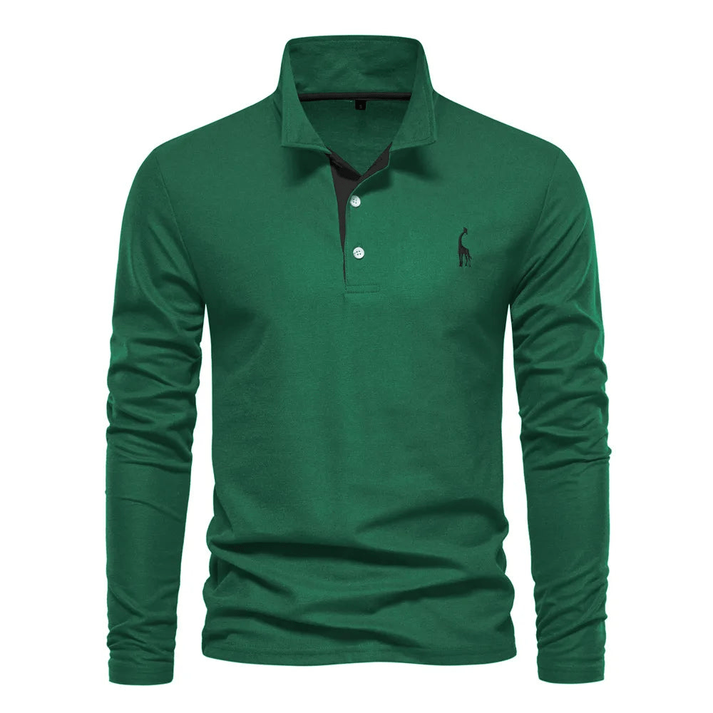 Velina Moda | Polo Shirt with Long Sleeves - Simran