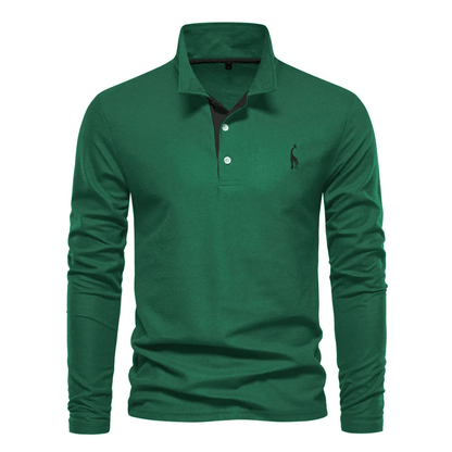 Velina Moda | Polo Shirt with Long Sleeves - Simran