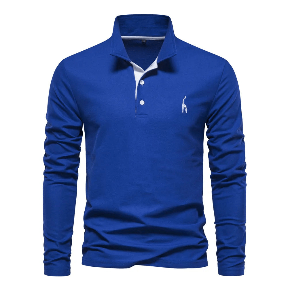 Velina Moda | Polo Shirt with Long Sleeves - Simran