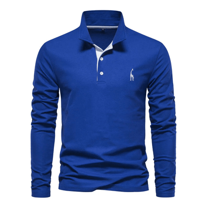 Velina Moda | Polo Shirt with Long Sleeves - Simran