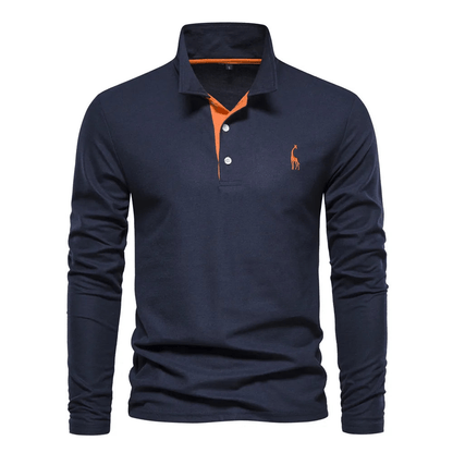 Velina Moda | Polo Shirt with Long Sleeves - Simran