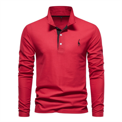 Velina Moda | Polo Shirt with Long Sleeves - Simran