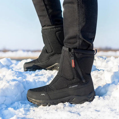Velina Moda | Snow boots - Water-repellent Mid-high with Non-slip sole
