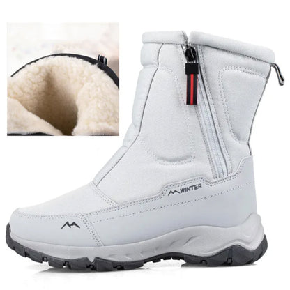 Velina Moda | Snow boots - Water-repellent Mid-high with Non-slip sole