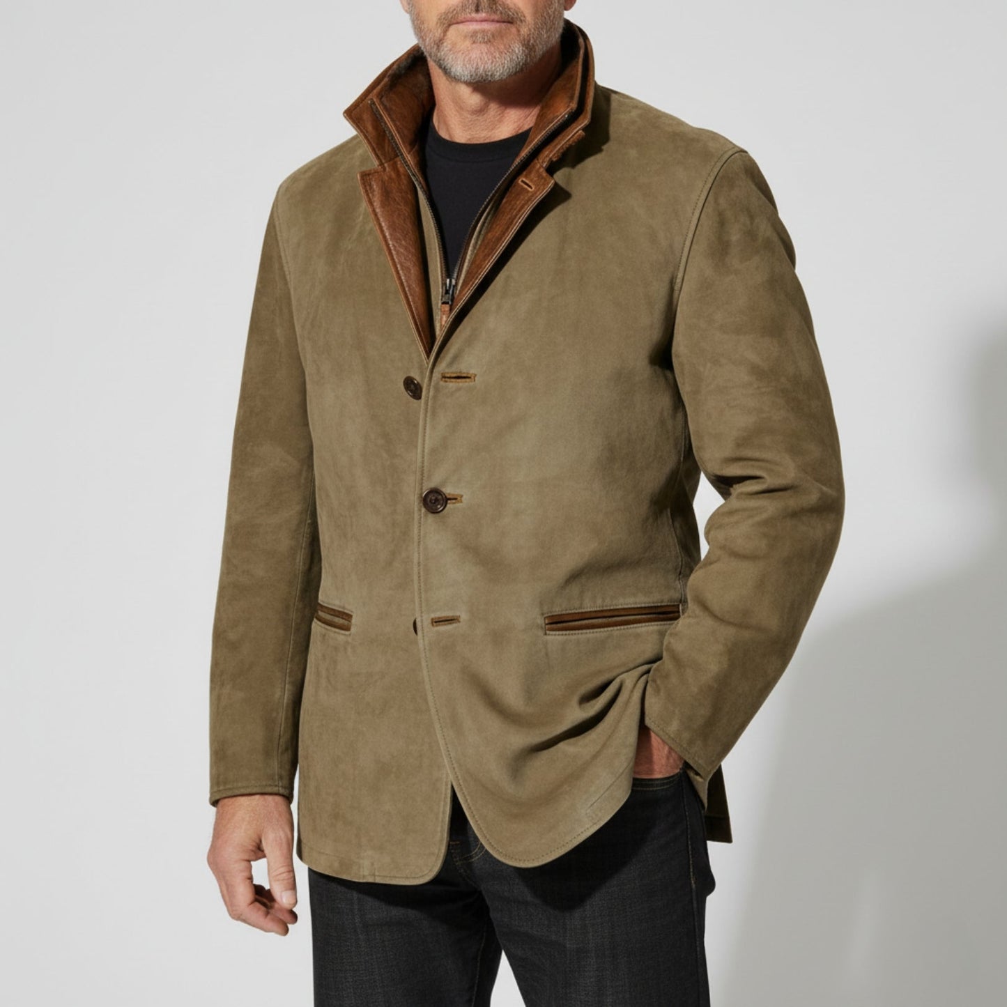 Velina Moda | Suede jacket - Casual and Business