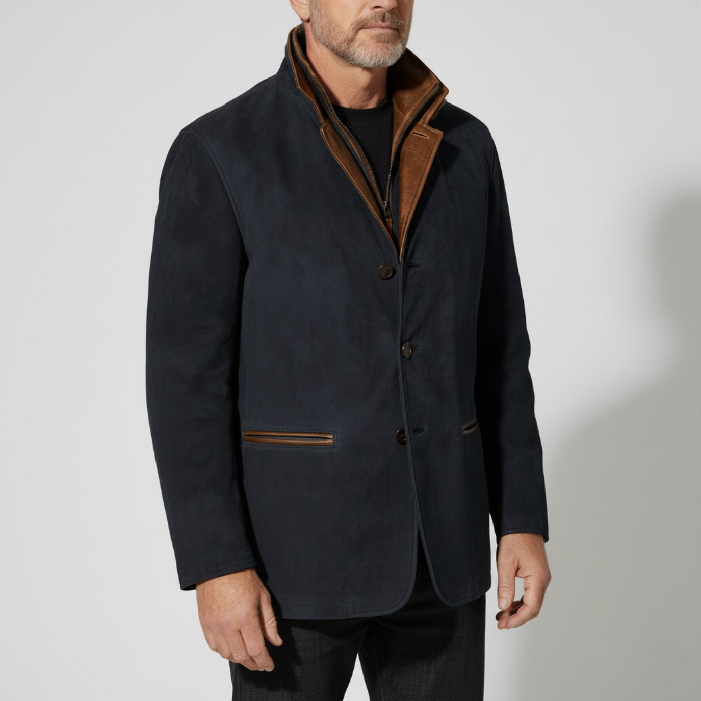 Velina Moda | Suede jacket - Casual and Business