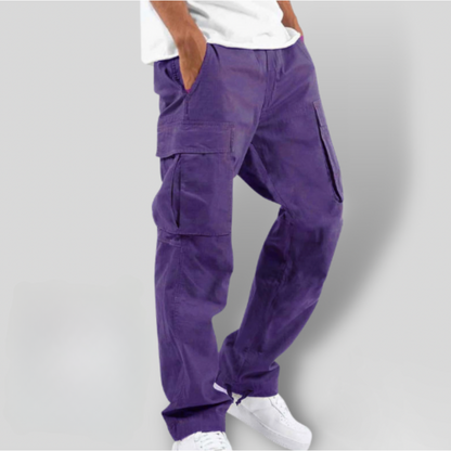 Velina Moda | Cargo Pants - Relaxed Fit with Multiple Pockets