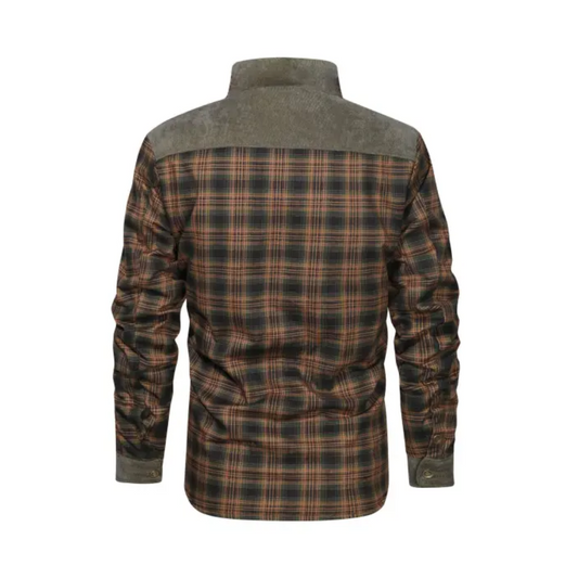Velina Moda | Winter jacket - Lightweight insulated with check pattern