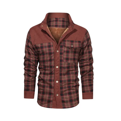 Velina Moda | Winter jacket - Lightweight insulated with check pattern