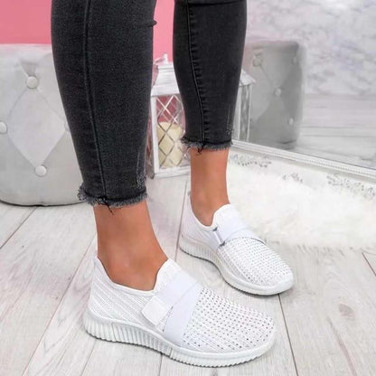 Velina Moda | Slip-On Sneaker for Women with Velcro Closure Improve your Running Posture!