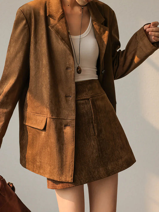 Velina Moda | Suede Jacket