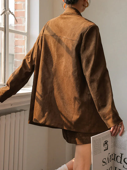 Velina Moda | Suede Jacket