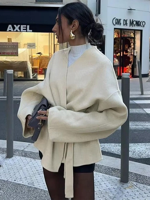 Velina Moda | Laced Jacket with Belt