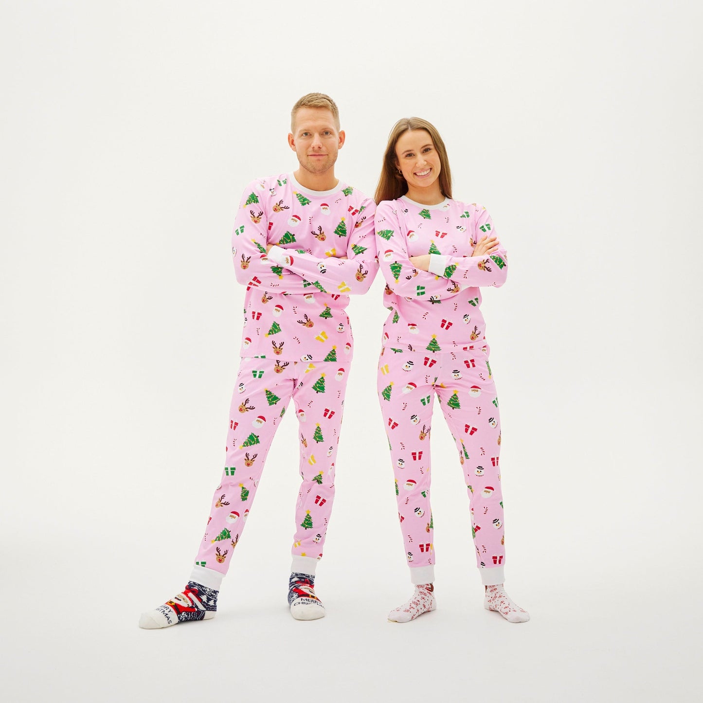 Velina Moda | The pink Christmas pajamas Men
