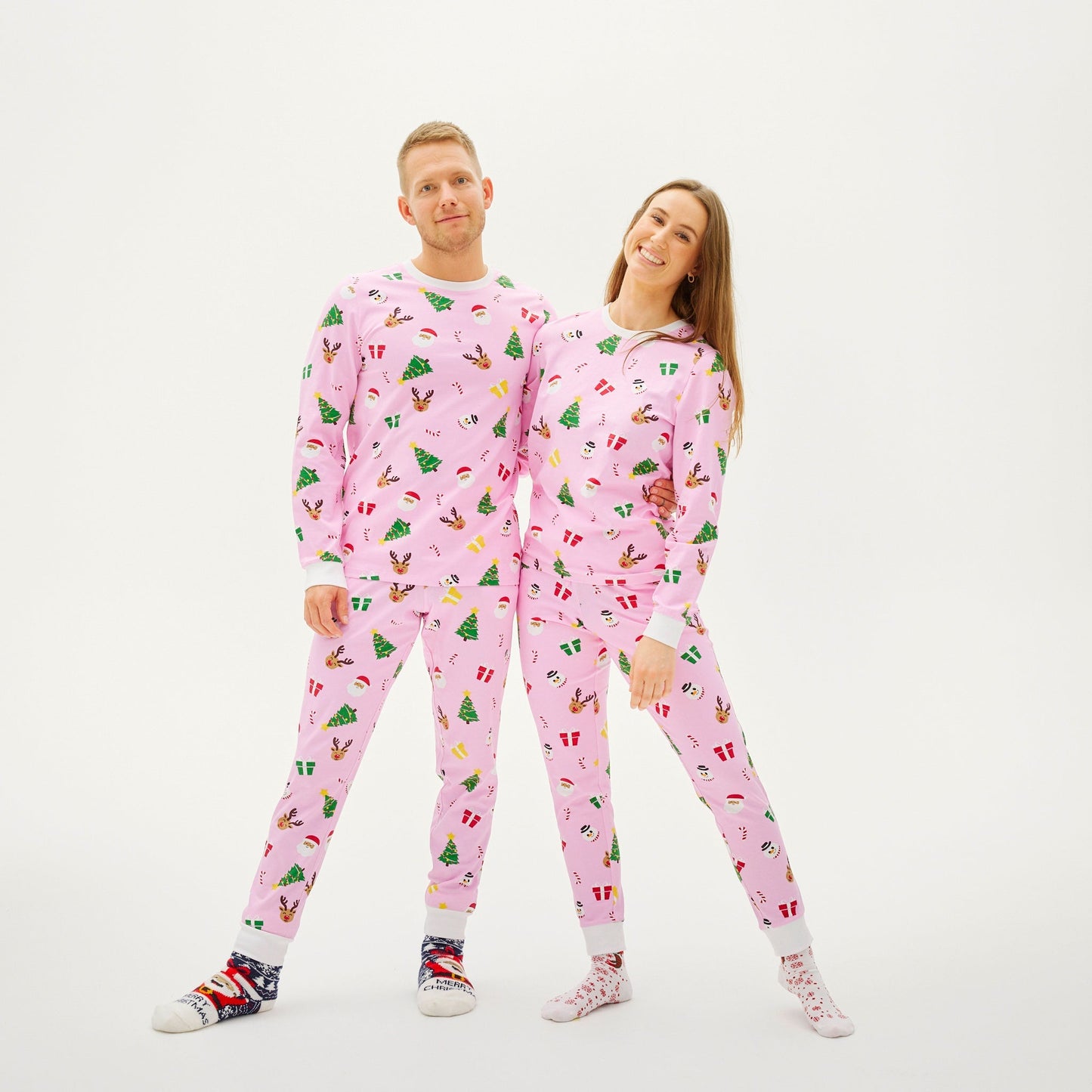 Velina Moda | The pink Christmas pajamas Men