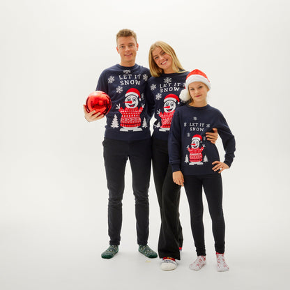 Velina Moda | Let It Snow Christmas Sweater Women's