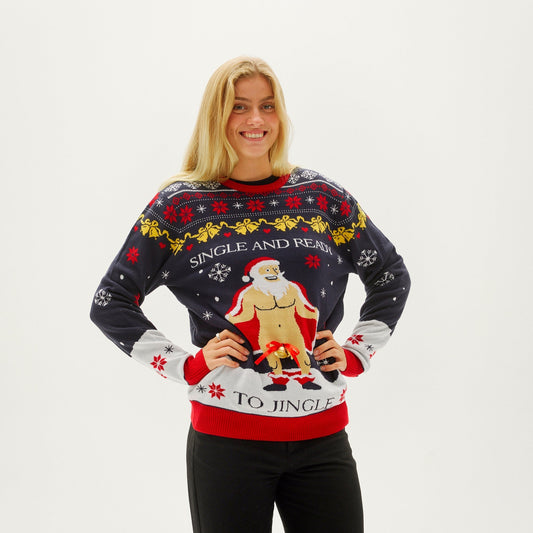 Velina Moda | The Single and Ready to Jingle Christmas Sweater Women's