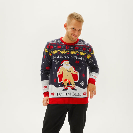 Velina Moda | The Single and Ready to Jingle Christmas Sweater Men's