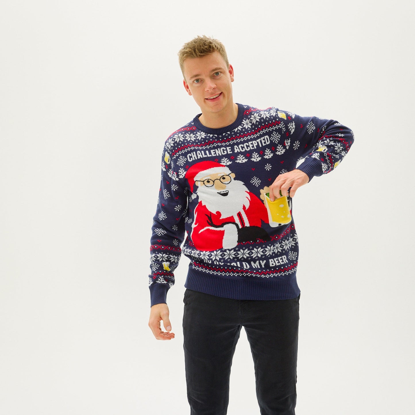 Velina Moda | Ho Ho Hold My Beer Sweatshirt Men