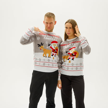 Velina Moda | Ya Filthy Animal Christmas Sweater Women