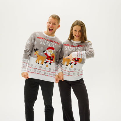 Velina Moda | Ya Filthy Animal Christmas Sweater Men