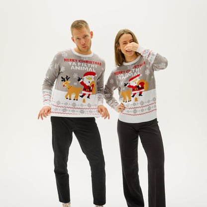 Velina Moda | Ya Filthy Animal Christmas Sweater Men