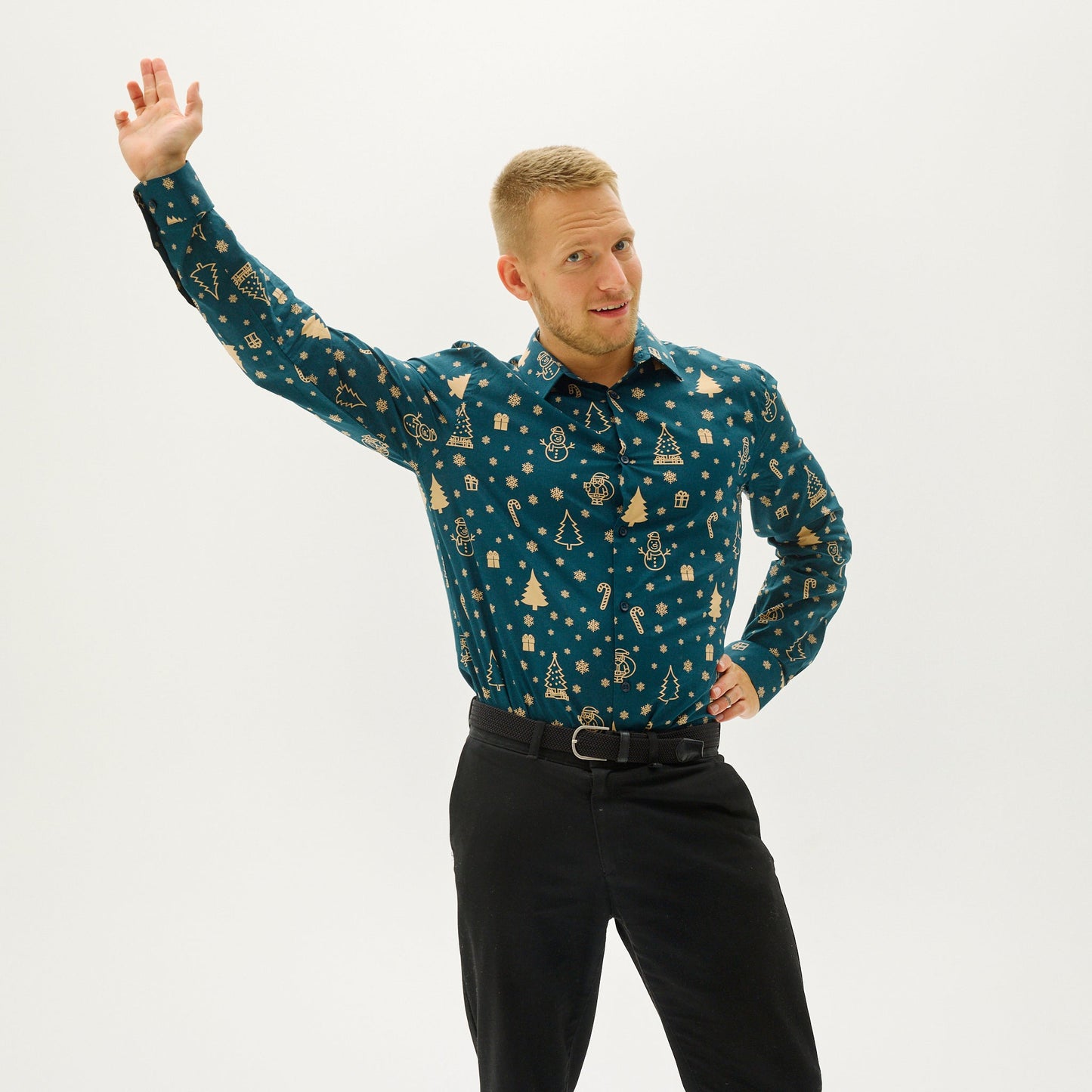 Velina Moda | The Christmas shirt of the snowman Men's