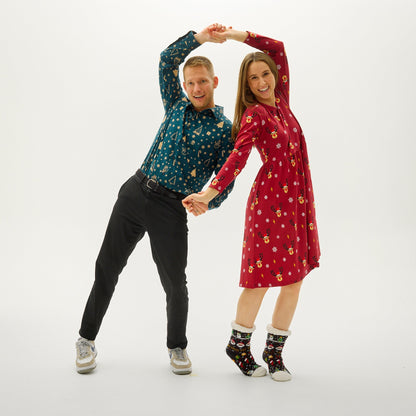 Velina Moda | The Christmas shirt of the snowman Men's