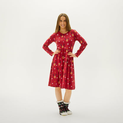 Velina Moda | Rudolph's Christmas Dress Women's