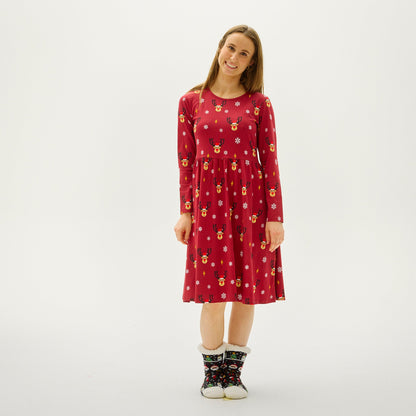 Velina Moda | Rudolph's Christmas Dress Women's