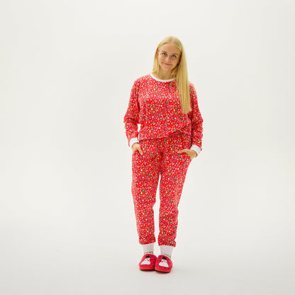 Velina Moda | Crazy Christmas Pajamas Red Women