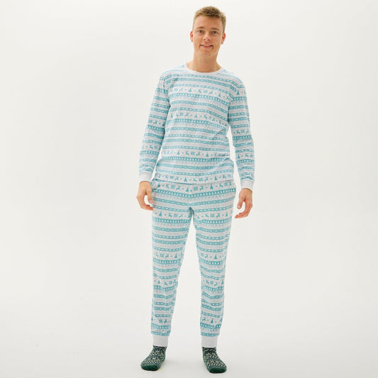 Velina Moda | Christmas Pajama with Christmas Motifs Men