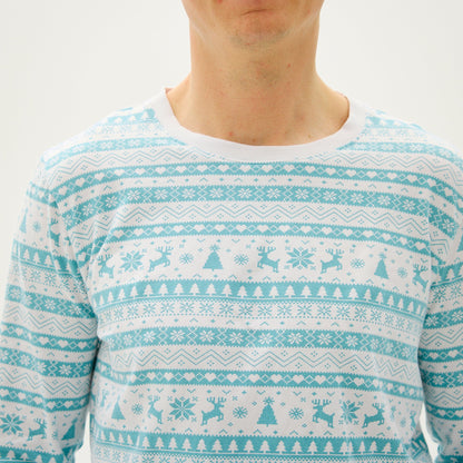 Velina Moda | Christmas Pajama with Christmas Motifs Men