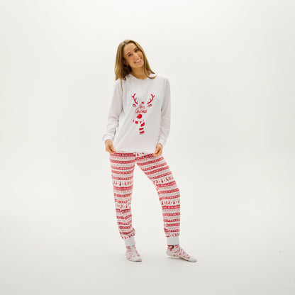Velina Moda | Sweet Christmas Pajama Red Women