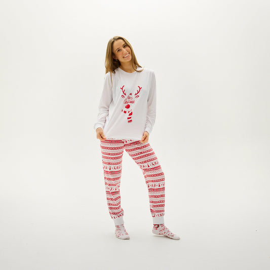 Velina Moda | Sweet Christmas Pajama Red Women