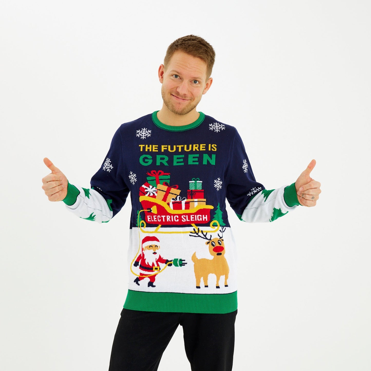 Velina Moda | The Electric Christmas Sweater Men's
