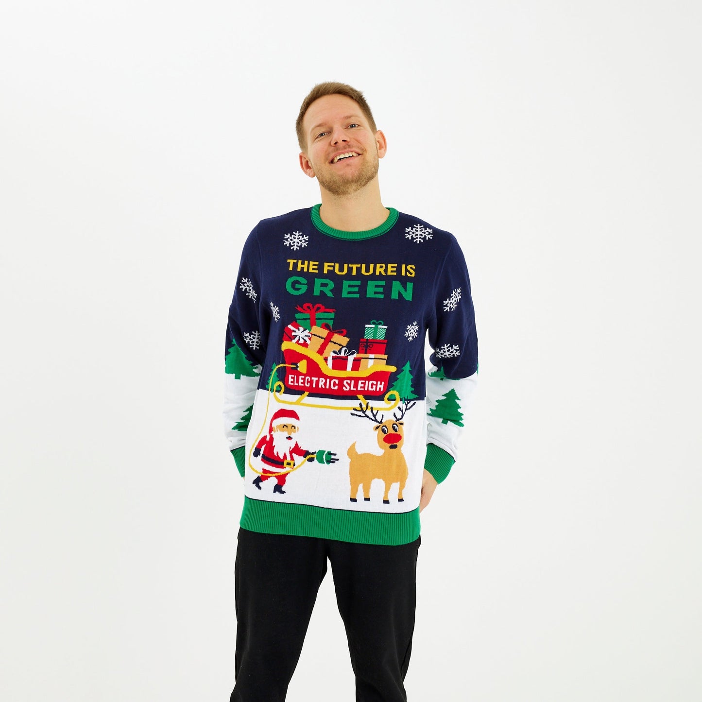 Velina Moda | The Electric Christmas Sweater Men's