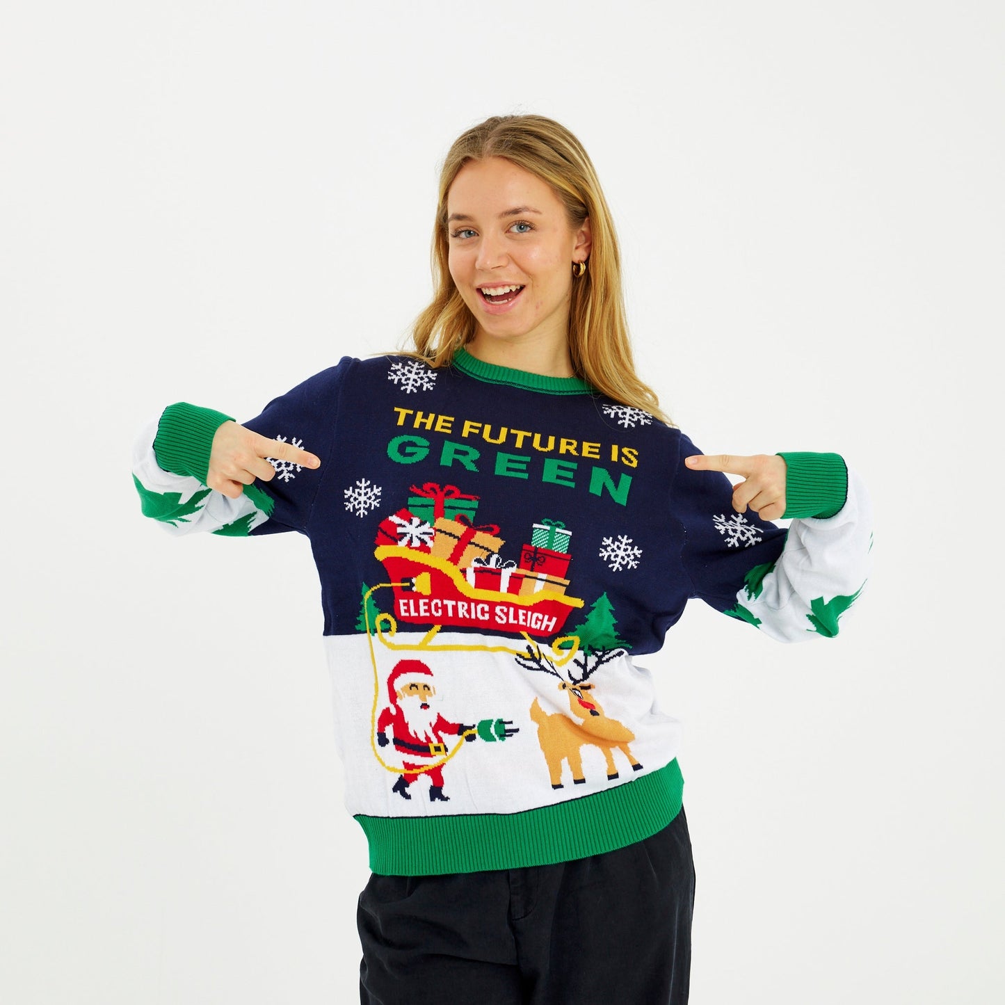 Velina Moda | The Electric Christmas Sweater Women