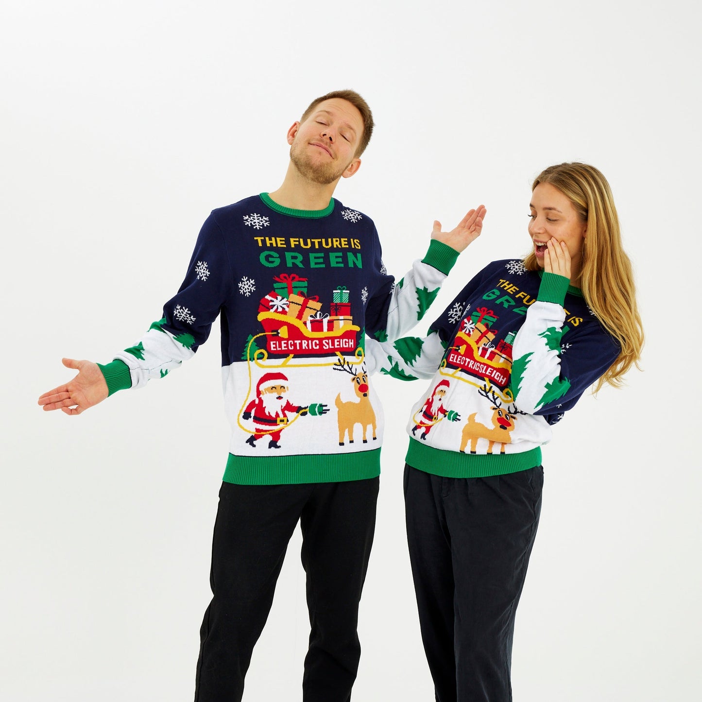 Velina Moda | The Electric Christmas Sweater Men's