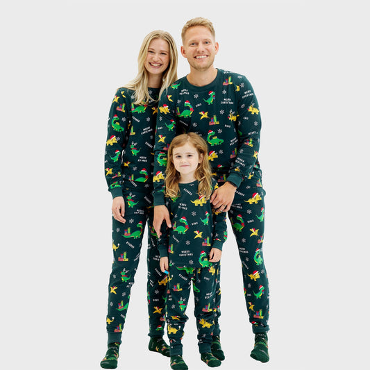 Velina Moda | Dino Christmas Pajamas Men