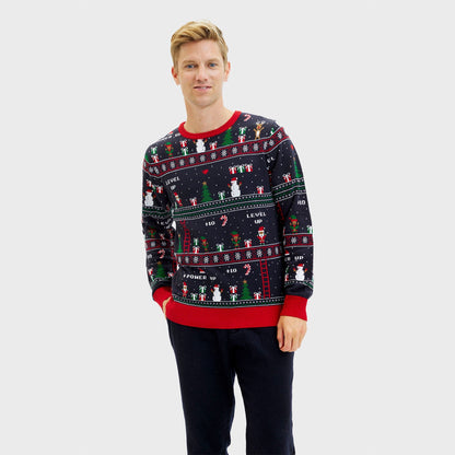 Velina Moda | Vintage Gamer Christmas Sweater Men's