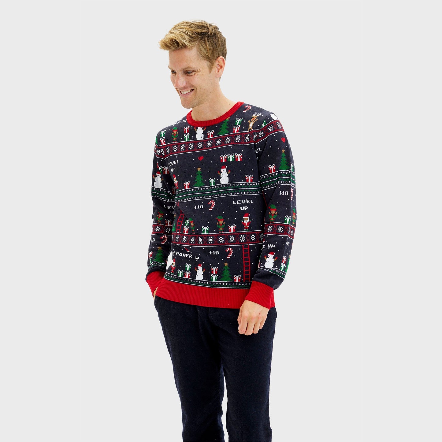 Velina Moda | Vintage Gamer Christmas Sweater Men's