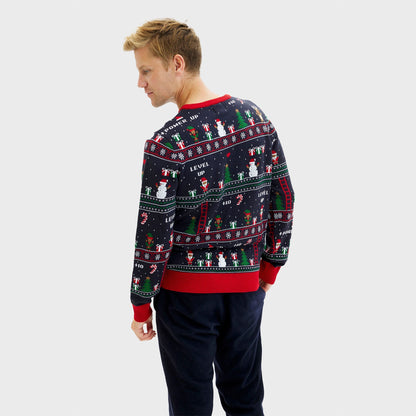Velina Moda | Vintage Gamer Christmas Sweater Men's